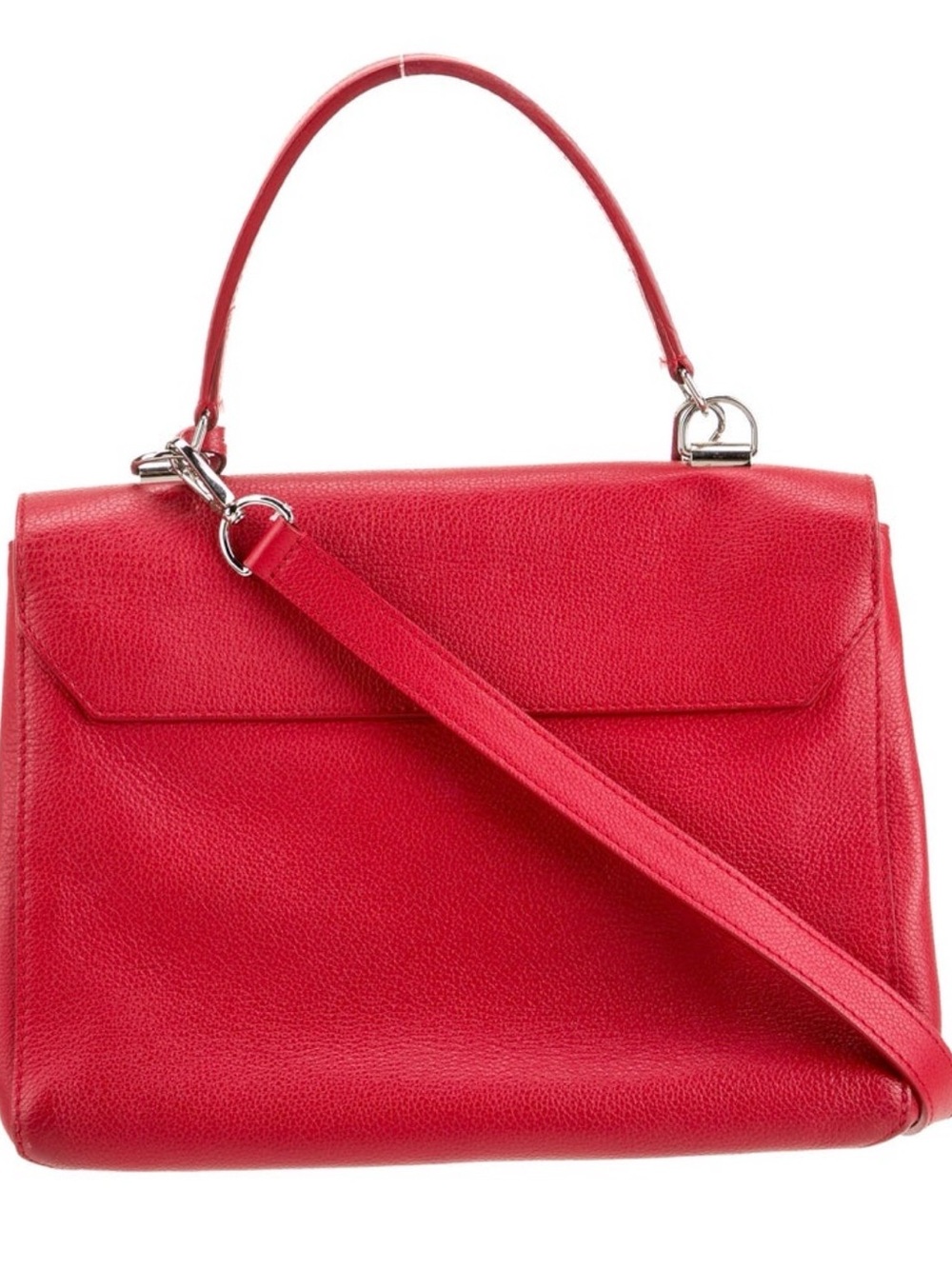 GORG! LOUIS VUITTON Red Taurillon Leather Lockme II - LIKE NEW! MAKE AN OFFER! - Picture 3 of 10